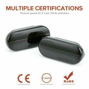 

Turn Signal Indicator light Light Lamp Repeater 2pcs Dynamic Side Marker