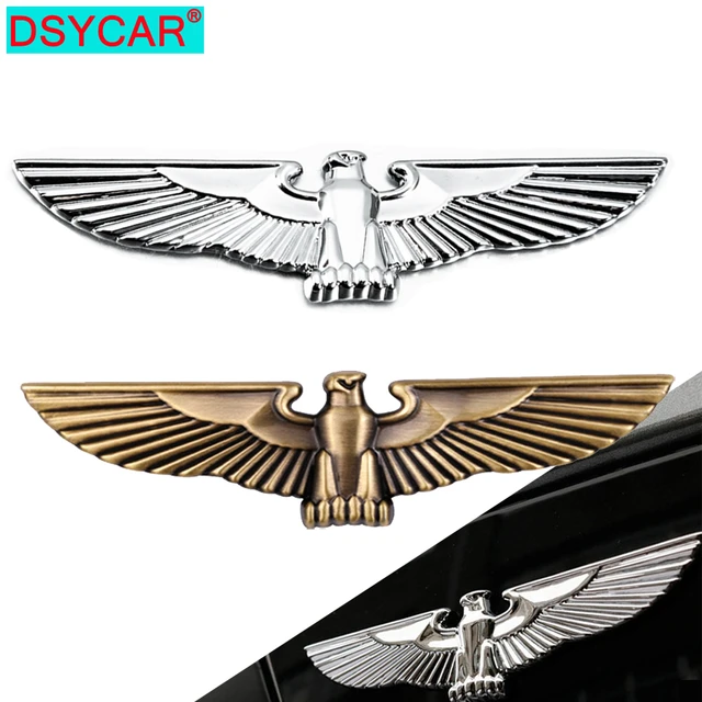 DSYCAR Chrom Metall Deutschland Adler Logo Auto Kühlergrill Emblem