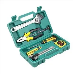 

Household Tool Box Car Gift Vehicle Emergency Tool Combo 8 Pieces Hardware Tools 8008