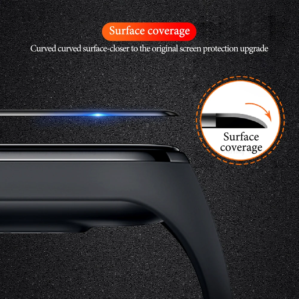 1 2 шт. изогнутая 3d пленка для Xiaomi Mi Band 4 защитное мягкое стекло защитная умные