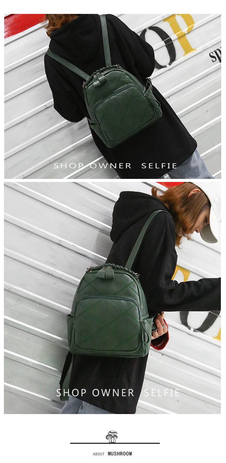 New Fashion Women Travel Backpack High Quality Durable PU Leather School Backpack Female Daypack Shopping Backpack Sac