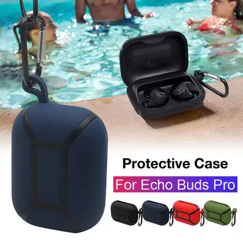 

For Echo Buds Pro Real Wireless Bluetooth Headset Silicone Protective Case Waterproof Dirty Anti-shock Anti-fall Durable Cover