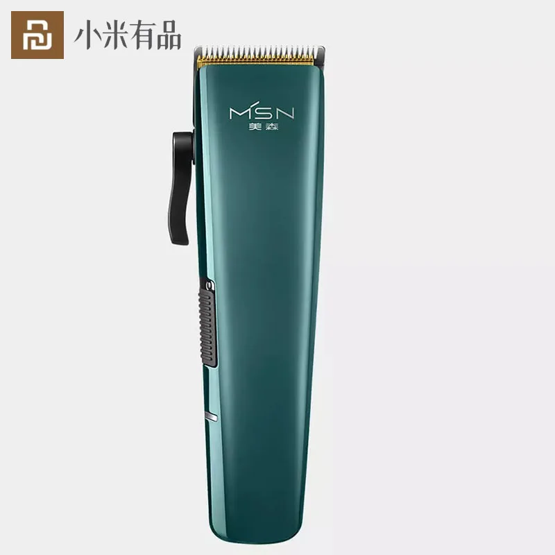 

New Youpin MSN Hair Clippers Men Professional Green 7000R/Min R type Safety Cutter Head Big Power Long Battery Life USB Charging