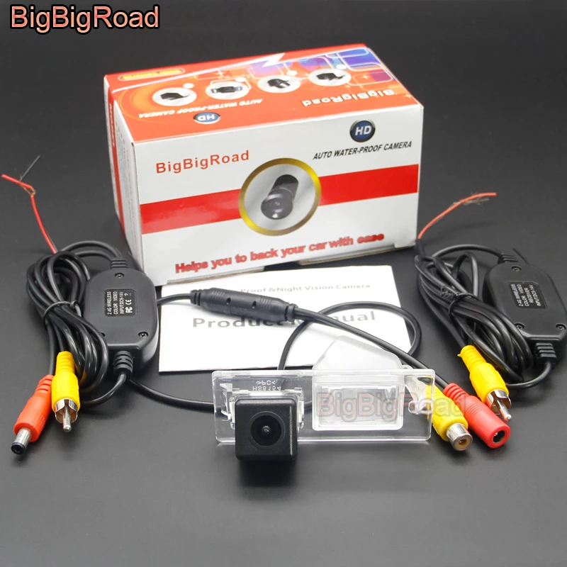 BigBigRoad Wireless Rear View Camera HD Color Image For Fiat Freemont 500 Doblo Dodge Journey JCUV 2011 2012 2013