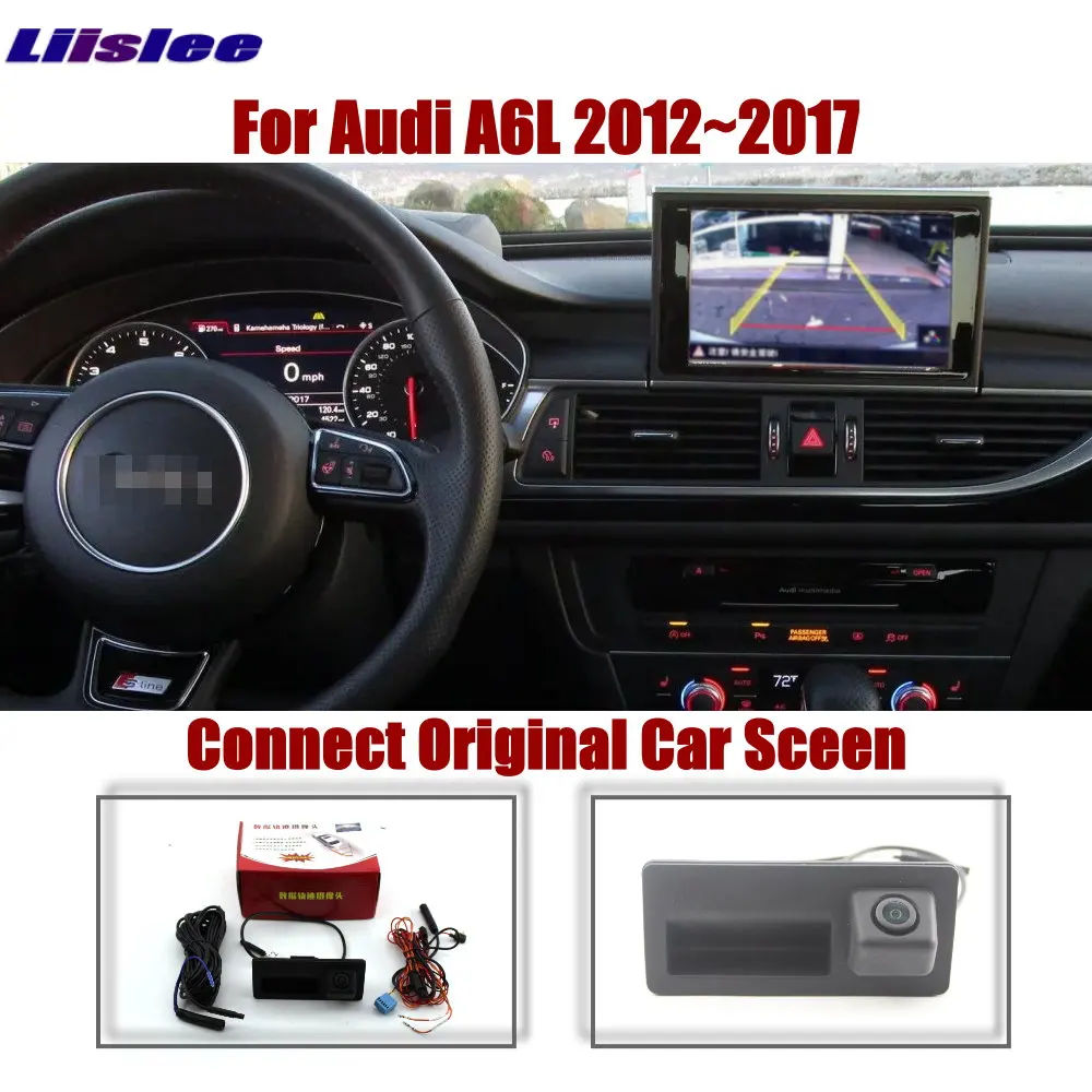For-Audi-A6-C7-4G-2012-2018-Rear-Camera-Parking-Trunk-Handle-Original ...