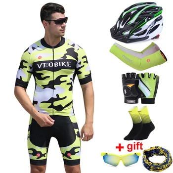 

2020 Pro Team Cycling Jersey Set Men Summer Short Sleeve Bicycle Clothes Mtb Bike Riding Suit Cycle Clothing Racing Sports Wear