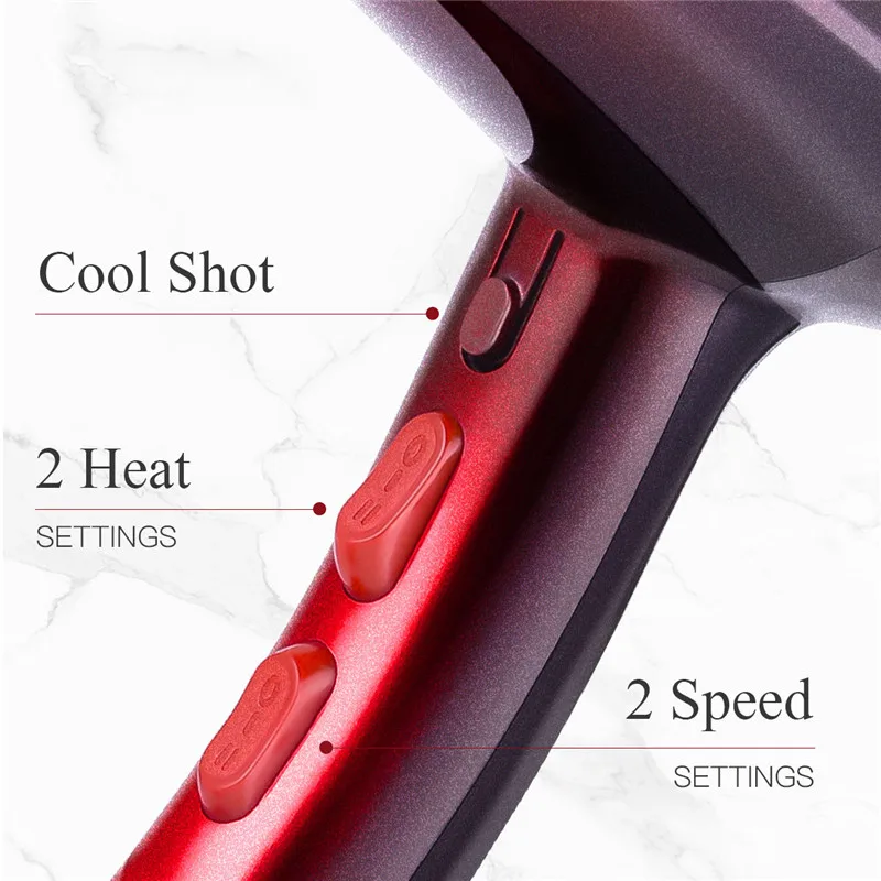 4000W Professional Hair Dryer 220V Blow Dryer Diffuser Nozzle Hot & Cold Adjustment Powerful Fast Blower Hairdryer Styling Tool