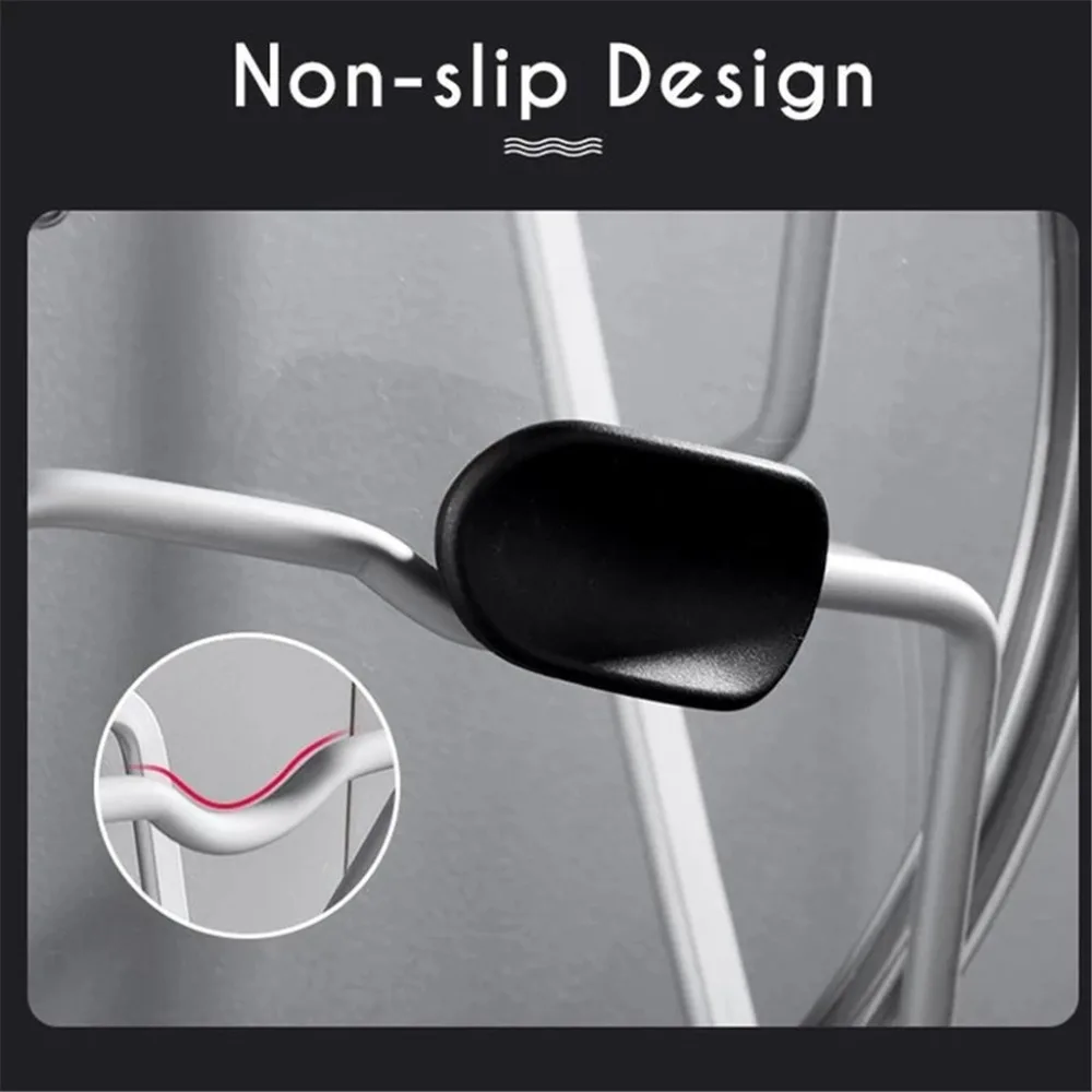Wall-Mount Spoon Holder Cupboard Saucepan Pan Pot Lid Holder Fresh Tool Storage Rack stojak na pokrywki (4)