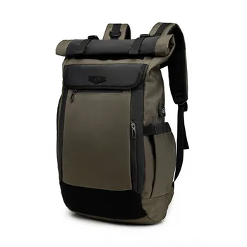 

Korean Style Backpack Men Outdoor Travelling USB Charging Simple Waterproof Breathable Leisure High Quality Anti-theft Backpack