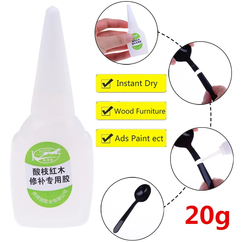 502 Strong Super Glue Liquid Universal Glue Adhesive School Rubber Plastic Tool Jewelry Accessories 20g
