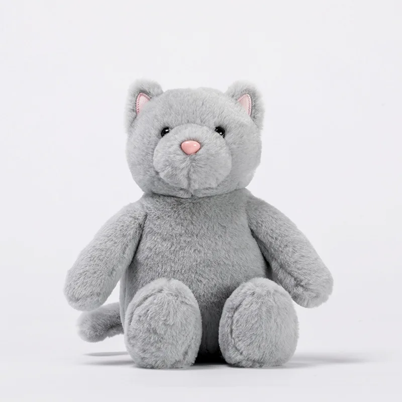 cat Плюшевое детское игрушечное животное Милая Сидящая кошка кролик кукла комната украшение-кукла подарок для девочки детский подарок - Цвет: cat