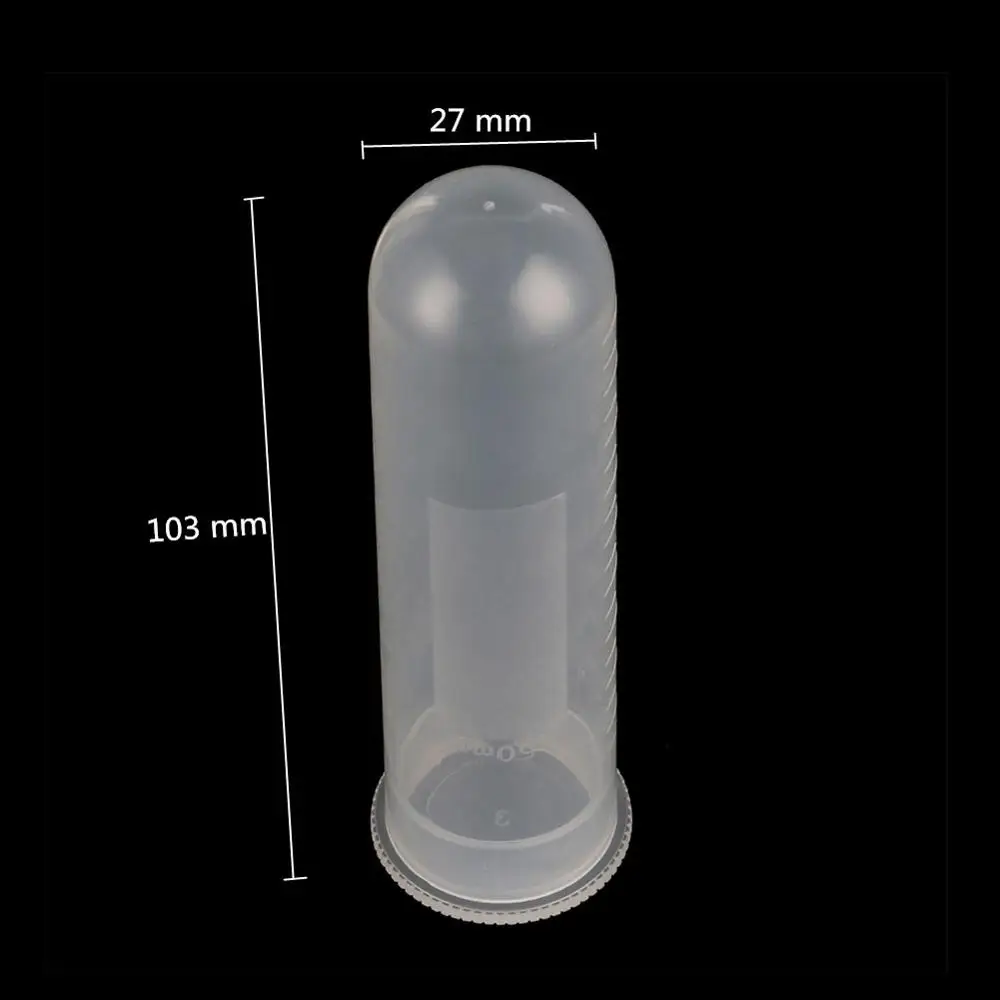 Snap Cap Round Bottom Centrifugal Tube 5/10Pcs 50ml