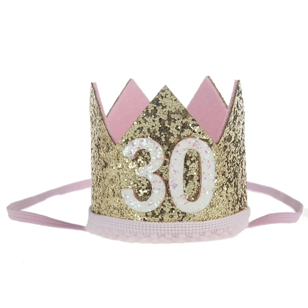  Baby Rose Flower Crown Headband Baby sequin crown hair band Lovely Kids Birthday Gift Photo Prop Hair Accessories