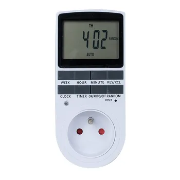 

French large screen timer switch socket wholesale timer socket neutral packaging