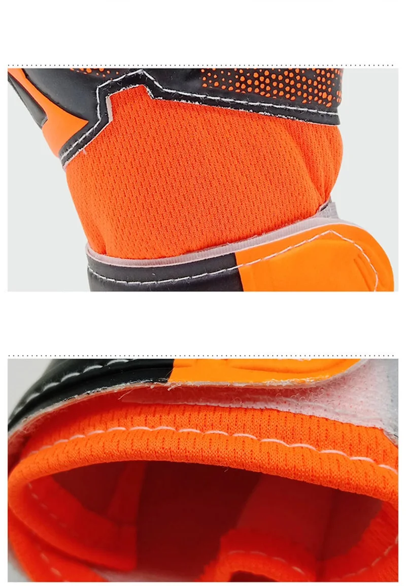 Professional Soccer Gloves Men Latex Finger Protection Adults New