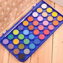 12/16/24/28/36 Цвета водонепроницаемого материала; Водонепроницаемая Цвет Набор для рисования яркий пигмент комплект Портативный студентов бутылка воды Цвет для детей Цвет G8E0