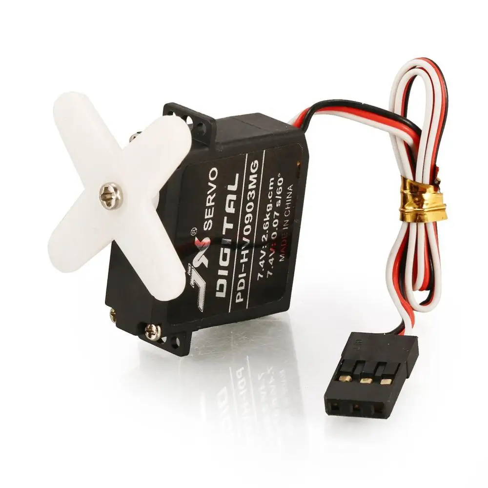 

JX PDI-HV0903MG Mini Steering Torque Digital Metal Gear Core Servo for RC Fixed Wing Airplane Plane Drone