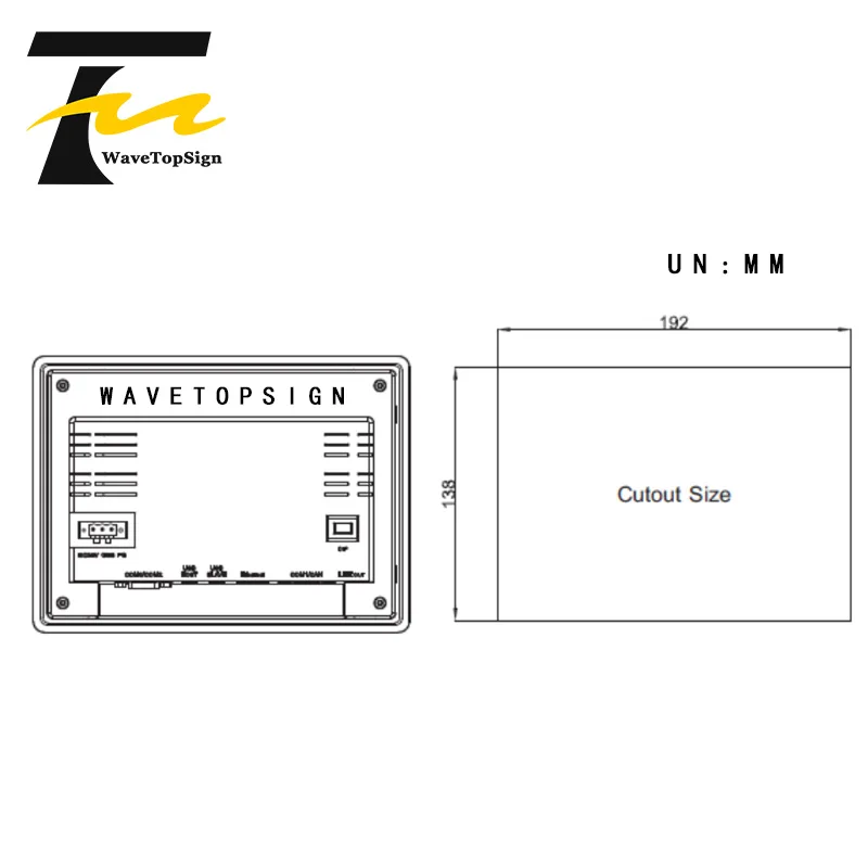 WaveTopSign Kinco GL070/E Tndustrial Man-Machine интерфейс сенсорный экран