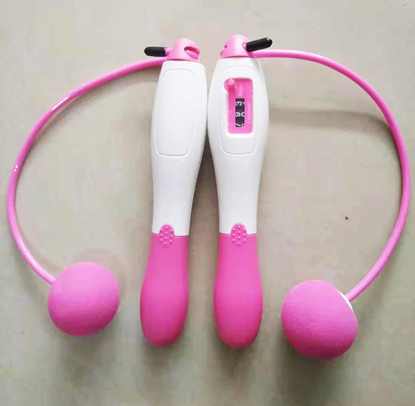 Mechanical Counting Jump Ropes Wireless with ball Bodybuilding Fitness Digital Calories Counter Skipping Rope Without battery