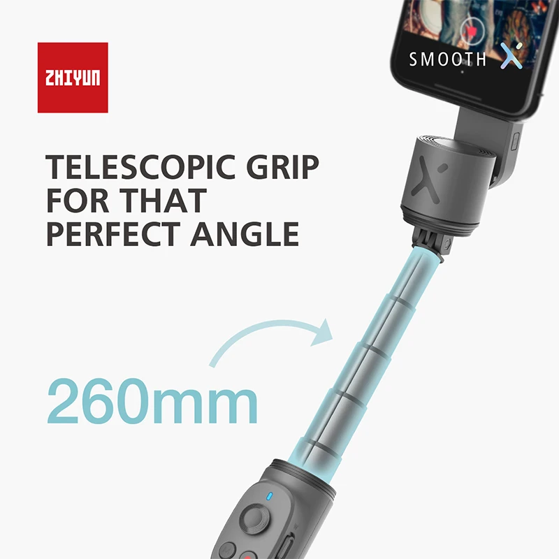 Селфи палка ZHIYUN SMOOTH X штатив для смартфона гиростабилизатор с Bluetooth регулируемый 2