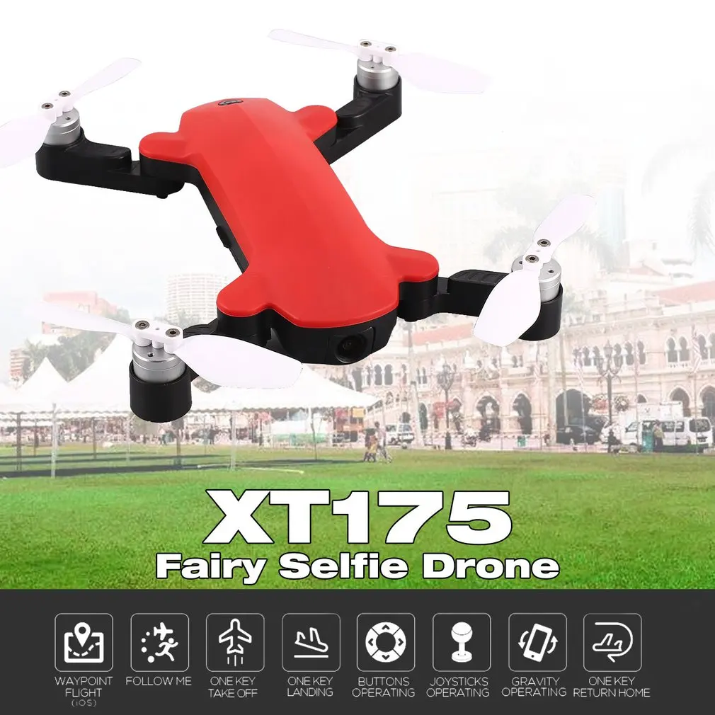 XT175 1080P wifi FPV gps бесщеточный оптический поток позиционирования высота удержания RC Квадрокоптер складной режим управления гравитацией