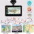 Anfilite H55 7 дюймов Емкостный Android автомобильный GPS навигатор Quad Core 16 ГБ автомобильный ВИДЕОРЕГИСТРАТОР dash cam dual camers 1080P запись бесплатные карты