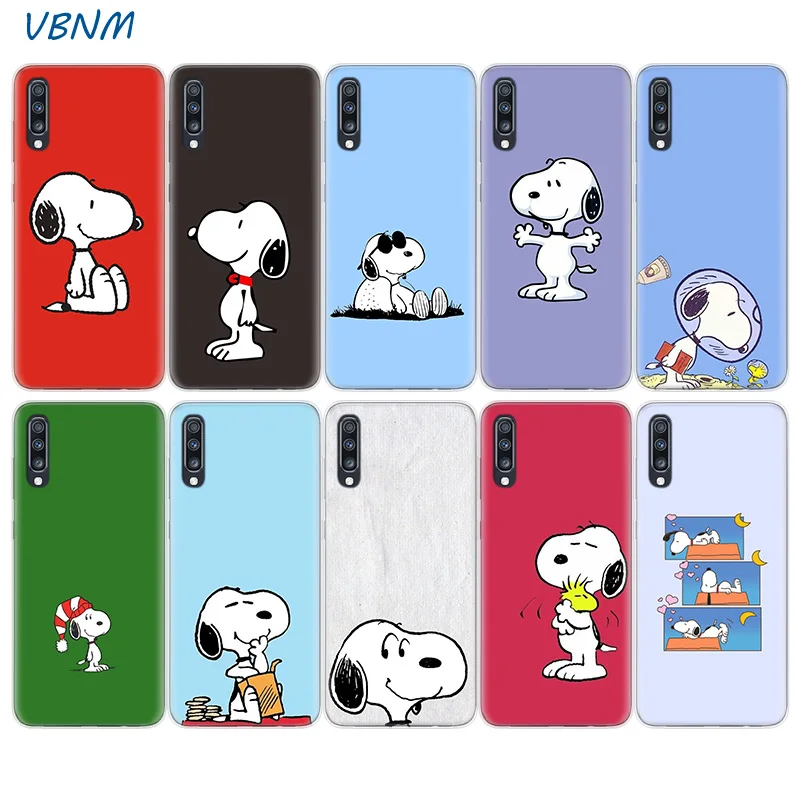 

Cute Snoopys Cartoon Heart Soft Case For Samsung Galaxy A70 A50 A20E S10E S10 Plus A40 A30 A20 A10 A60 A80 M40 M30 M20 M10 Cover