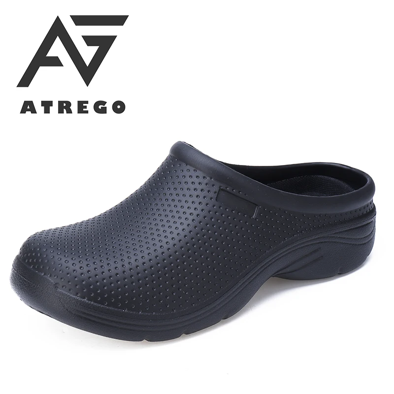 Atrego-zapatos de cocina antideslizantes para mujer, calzado de enfermería, médico, cómodo, ligero, informal - Imagen 2