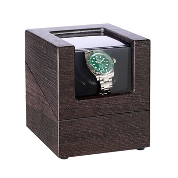 

Portable Repair Single Watch Winder With Quiet Motor Wooden Storage Box Practical Automatic Watches Rotation Mode Professional