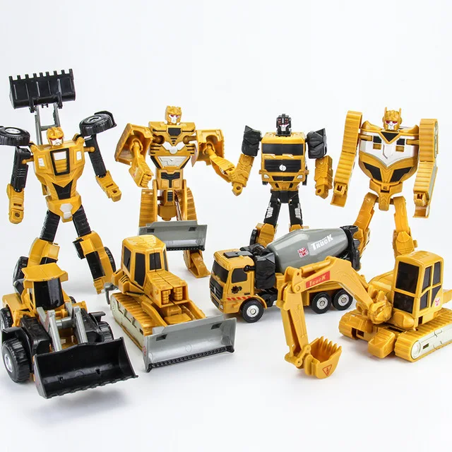 

Children Transformation Robot Models Toy Jingang Children Boy Manual Transformation Alloy Car Model
