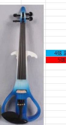 4 string 5 струн 4/4 Электрическая Скрипка патент Гитара шеи#3-28 - Цвет: 4 string