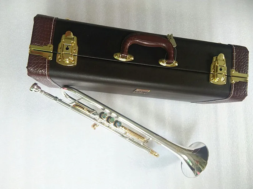 Качественные Оригинальные Серебряные Позолоченные LT180S-72 для ключей Bb профессиональный трубный колокольчик Топ Музыкальные инструменты латунь