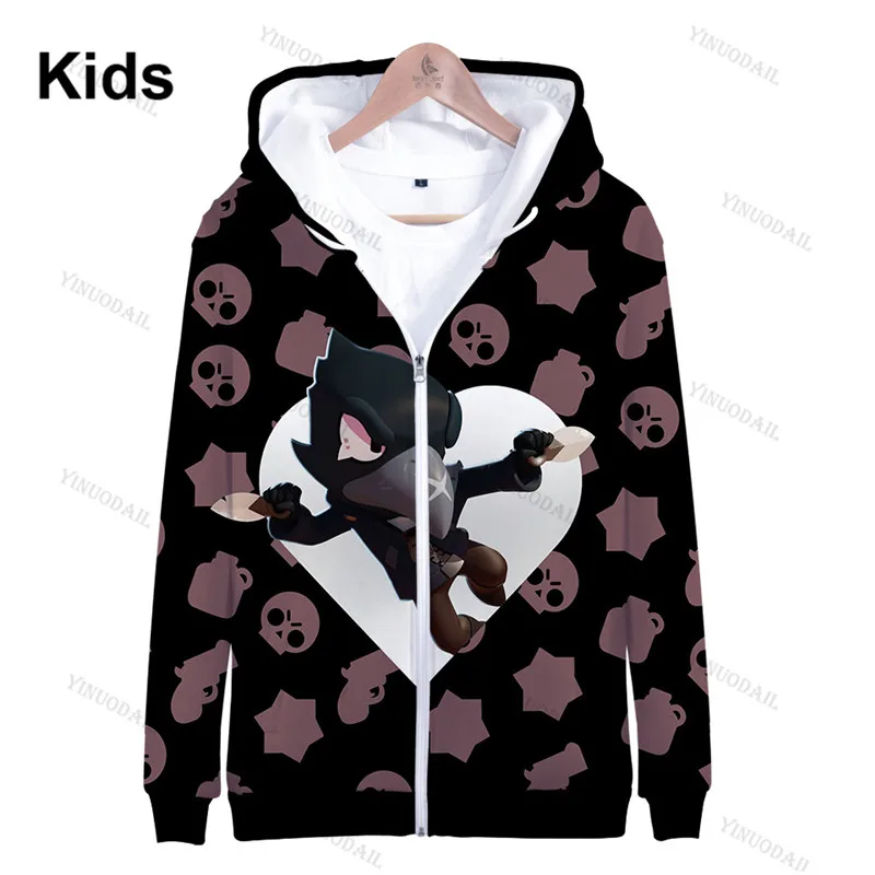 

Shooting Game PRIMO 3D Hoodie Boys Girls Browlings Star Cartoon Tops Teen Clothes Spike 6 To 19 Years Kids Leon Sweatshirt