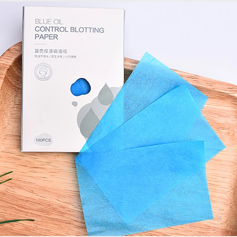 100 листов/упаковка масляного листовой бумаги очищающий уход за кожей лица стойкий инструмент для ухода за кожей