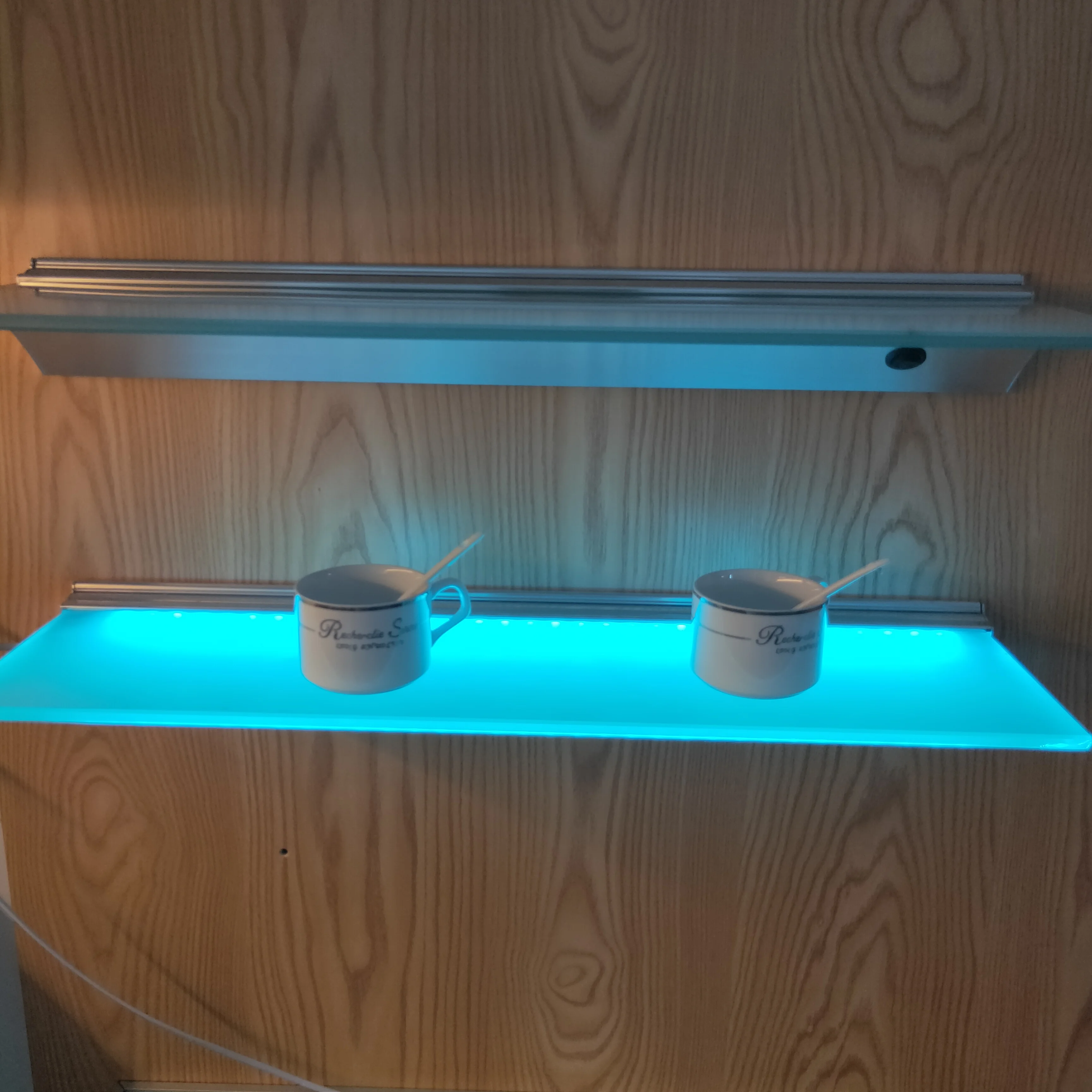 2шт X90cm длина RGB или синий W цвет SMD светодиодный светильник профиля для зажима 8 мм