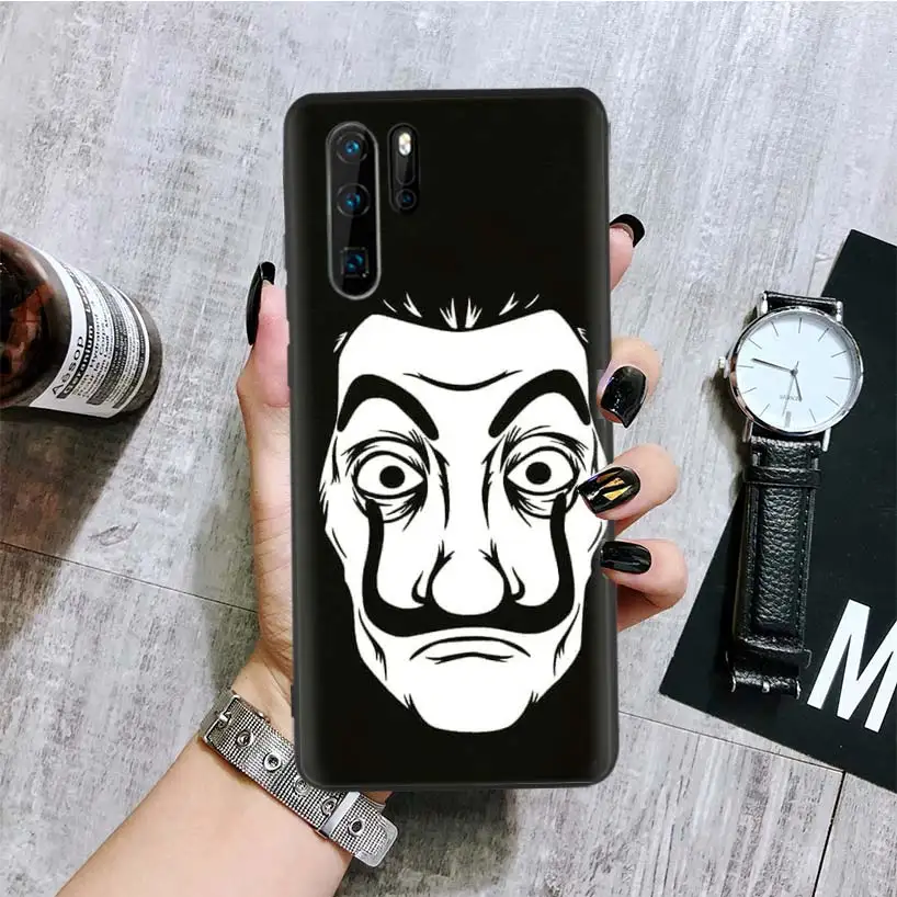 Черный чехол для huawei mate 30 20 10 P30 P20 P10 Pro Lite P Smart Z роскошный Coque Shell