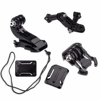 

Action Camera Accessories Set For GoPro Hero 5 3 4 Xiaomi Yi 4K SJCAM SJ4000 Chest Strap Base Mount Go Pro Helmet Kits