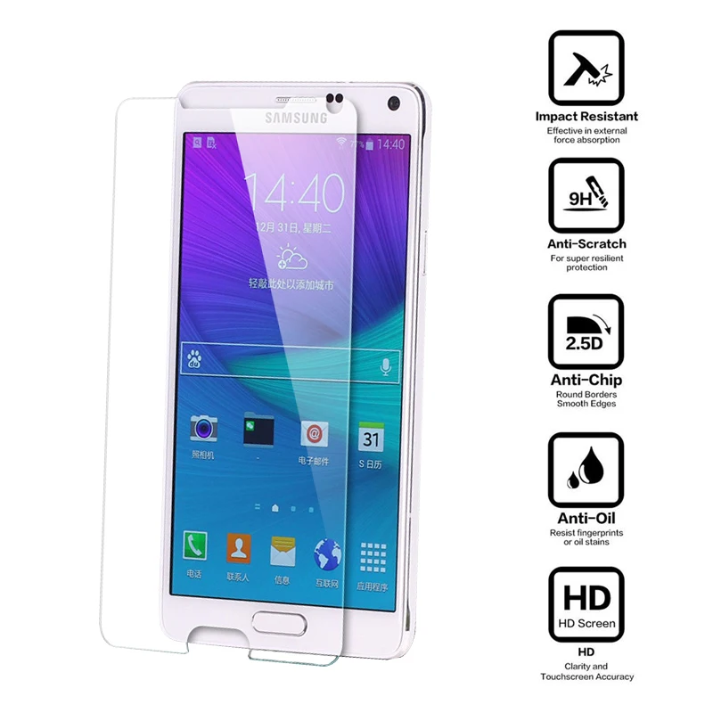 С уровнем твердости 9H HD закаленное Стекло для Samsung Galaxy A3 A5 A7 J3 J5 J7 обратите внимание на возраст 2, 3, 4, 5, Экран защитная пленка на S5 S6 S7 защитный Стекло