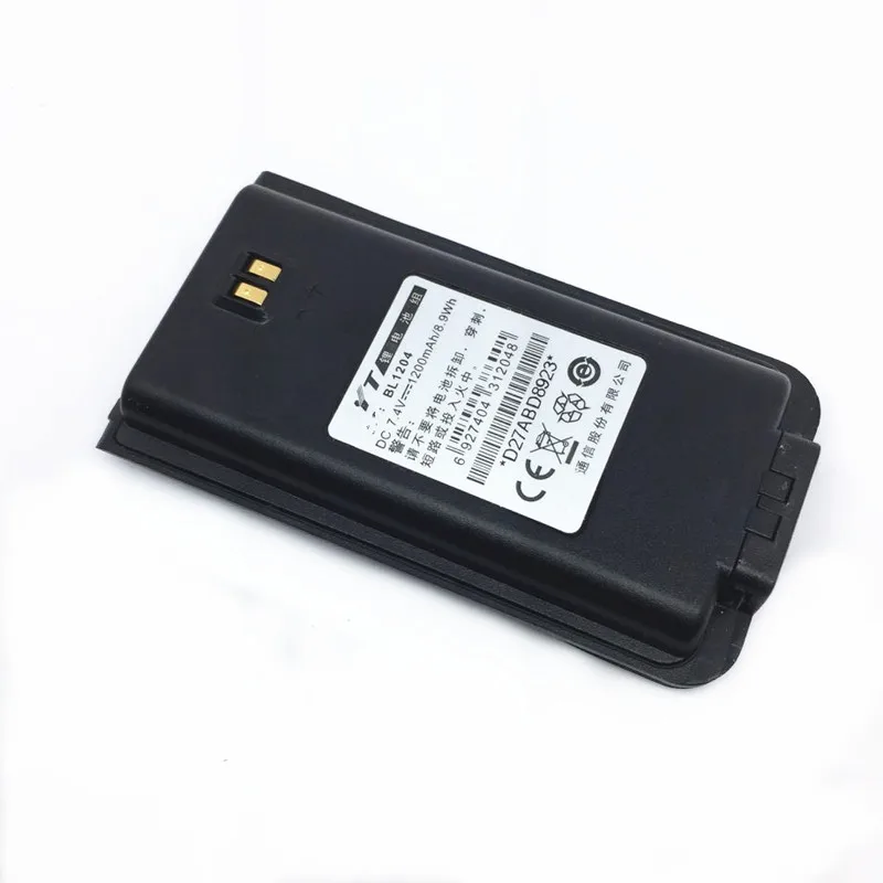 1200MA 7,4 V Батарея для HYT TC610 TC-618 TC-620 TC-626 TC-610P TC610S BL1204 Батарея
