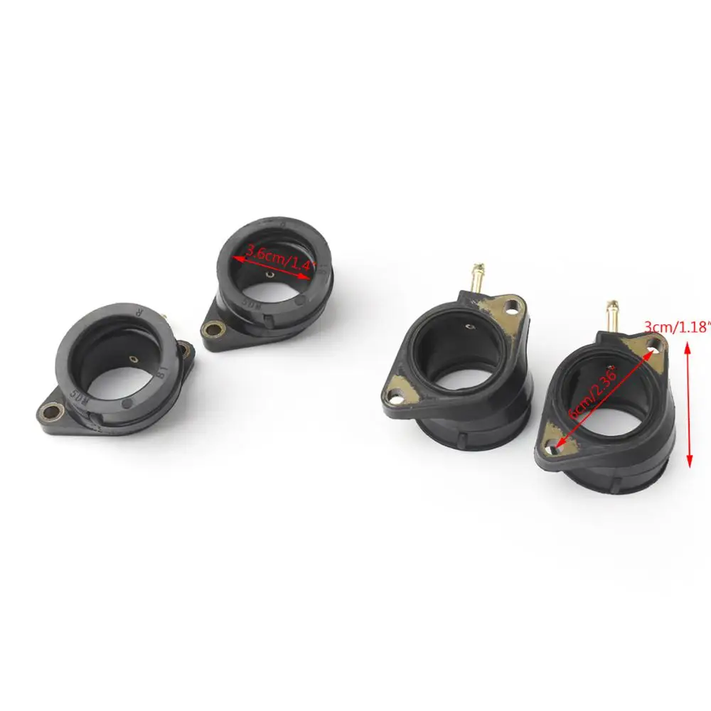 Areyourshop для Yamaha FZS600 FAZER 600 1998-2003 Впускной карбюратор интерфейс клей воздушный шарнир 5DM-13586-01 4 шт