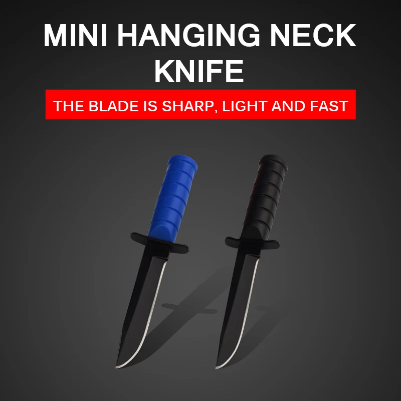 

Outdoor Multi-Function Survival Tools Mini Hanging Neck Small Straight Knife High Quality Stainless Steel Hunt Camping Equipment
