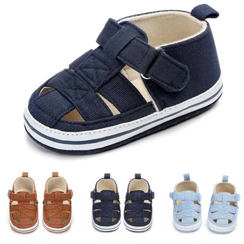 

baby sandals for boys summer hollow toddler casual shoes soft bottom indoor floor newborn children's shoes