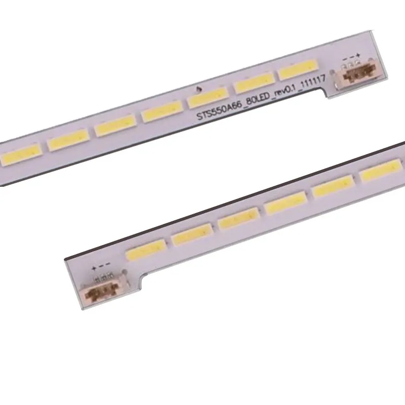 20pcs/lot 80 LEDs 676mm 3 Pin LED backlight strip for 55inch LJ64-03515A LTA550HQ20 STS550A66-80LED-rev0.1