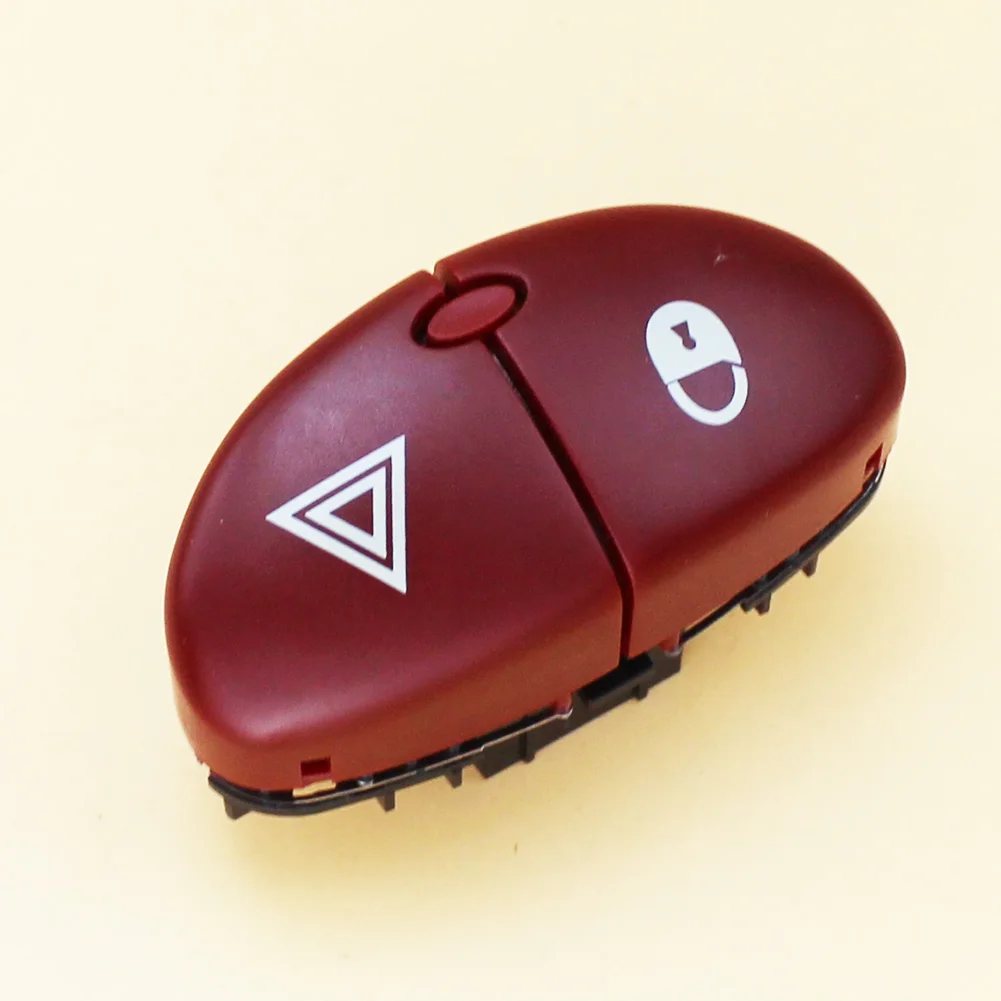 Car Hazard Warning Flasher Switch Dangerous Light Switch Button 6554L0 fit for Peugeot 206 207