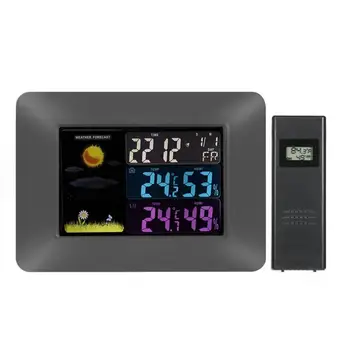 

Weather Station Indoor and Outdoor Thermometer with Colorful Screen