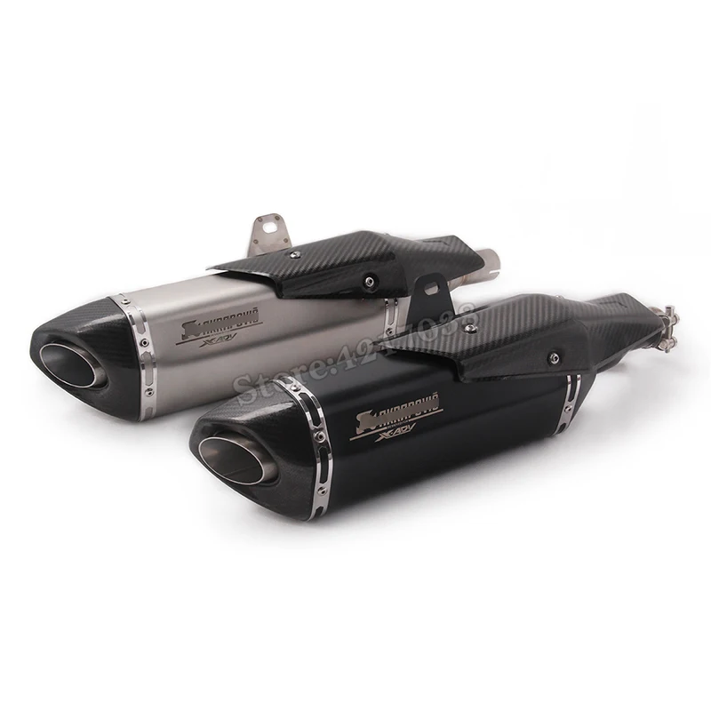 Slip On Motorcycle Exhaust Pipe Muffler Escape Modified Tube Header Front Link Pipe For Honda X-ADV 750 X ADV750 ADV Full System