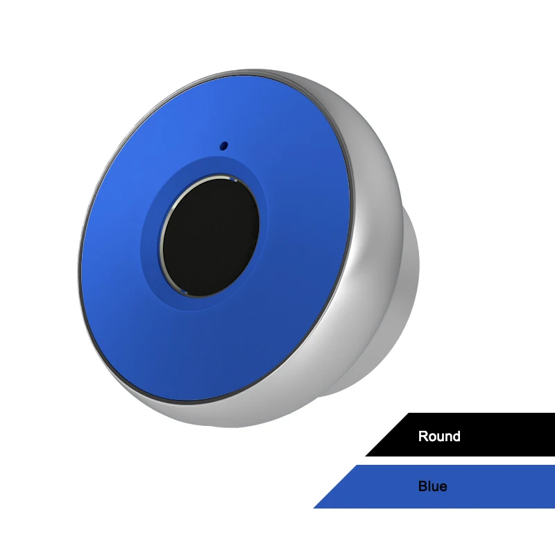 Безопасный замок для мебели с отпечатком пальца, Умный Замок для ящика, дверной замок для шкафа, интеллектуальный электронный шкаф для хранения, замок - Цвет: Blue