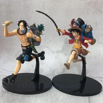 

ONE PIECE Old Enemy Whitebeard Pirates Portgas D Ace Edward Newgate Gol D Roger Sabo PVC Action Collectible Model Toy G725