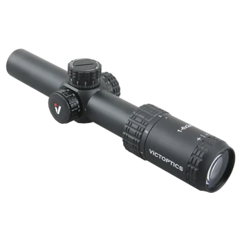 VictOptics S6 1-6x24 SFP Riflescope With Red&Green Illumination Turret lock System Wide Field of View Design For AR 15 .223 5.56 3