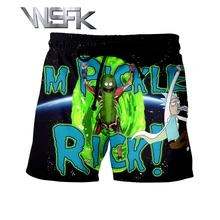 WSFK новые rick and morty забавные мужские шорты, спортивные повседневные шорты